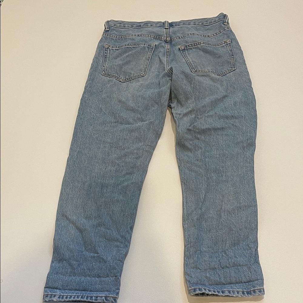 Everlane O-S Boy Friend Relaxed Fit Light Blue Denim Jeans - Picture 7 of 7